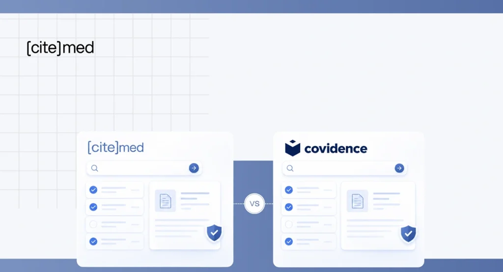CiteMed vs Covidence Choosing the Right Literature Review Software for Medical Device Regulation